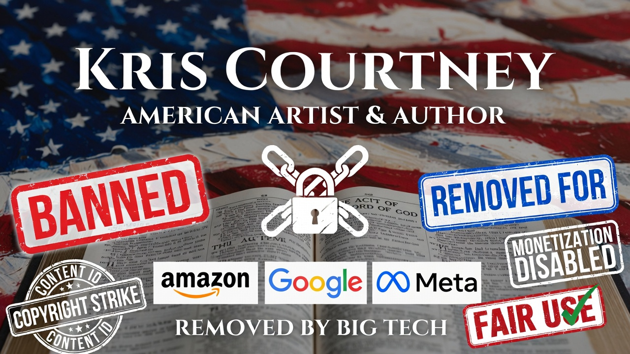 Authors Unite Against Big Tech's Silent War:
Kris Courtney

American Artist & Bestselling Award Winning Author


January 8, 2026
Suppression, Hatebombing, and Economic Devastation in the Era of Book Banning & Censorship Manipulation


Immediate Release:
January 8, 2026-United States: Florida-In an escalating crisis that threatens the very foundation of creative expression and free speech, independent authors across the United States are sounding the alarm on widespread suppression tactics employed by tech giants #Amazon, #Google, and #Meta. Over the past three years (2023-2025), a pattern of algorithmic throttling, verified review deletions, hatebombing campaigns, and outright bans has decimated the careers of honest, creative talents. This 