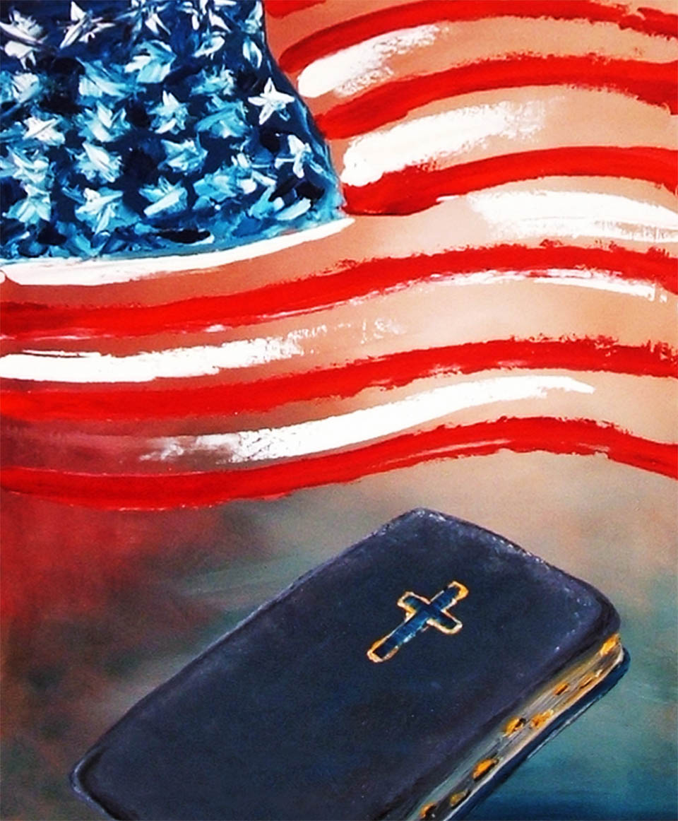 ACT - God Bless America An Act of Identity Honorable Speaker of the United States House of Representatives John Boehner recognizes American Artist Kris Courtney and "Proudly Displays" ACT (Original Oil Painting - First Issue AP) in West Chester Ohio Office. In notice of the January 5th, 2011 swearing in as Speaker of the House, Courtney delivered this 'One of a... Kind'