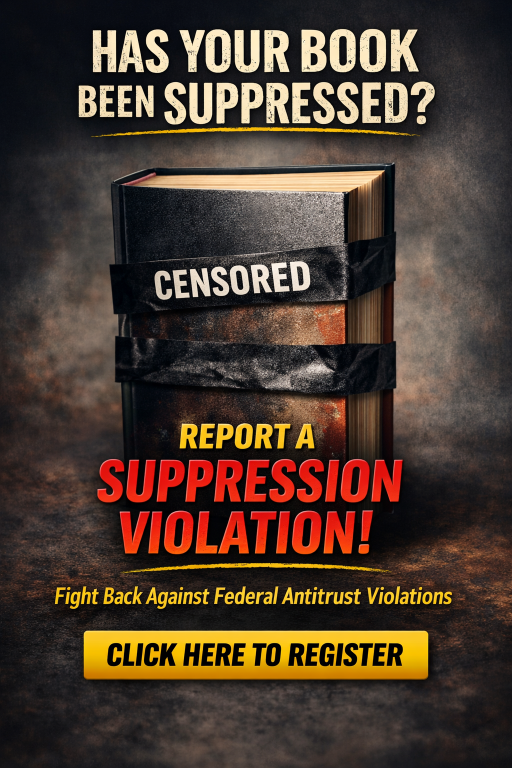 
  # PRESS RELEASE
## FOR IMMEDIATE RELEASE

**Contact:**  
Kris Courtney  
Author & Artist Suppression Registry  
Email: admin@floridamystery.com  
Phone: [INSERT PHONE]  
Web: http://floridamystery.com/author-suppression-registry.html

---

## Independent Author Launches National Registry Following $16M Federal Antitrust Complaint Against Amazon, Google, and Meta

### Disabled Florida Author Files Class Action Registry After Coordinated Platform Suppression Destroyed Award-Winning Book Career

**SEBRING, FL – December 23, 2024** – A 65-year-old disabled independent author who lost over $16 million in potential earnings after coordinated suppression by Amazon, Google, and Meta has launched a national registry to document similar cases and build evidence for federal class action litigation.

Kris Courtney, author of the award-winning novel 